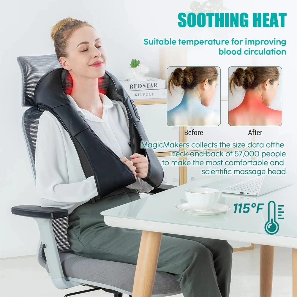 Heated Neck and Shoulder Back Massager (40% Off Limited Time Only)