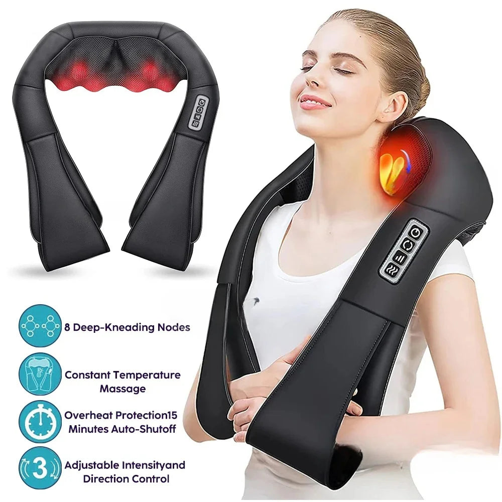 Heated Neck and Shoulder Back Massager (40% Off Limited Time Only)